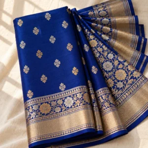 Royal Blue Katan Silk